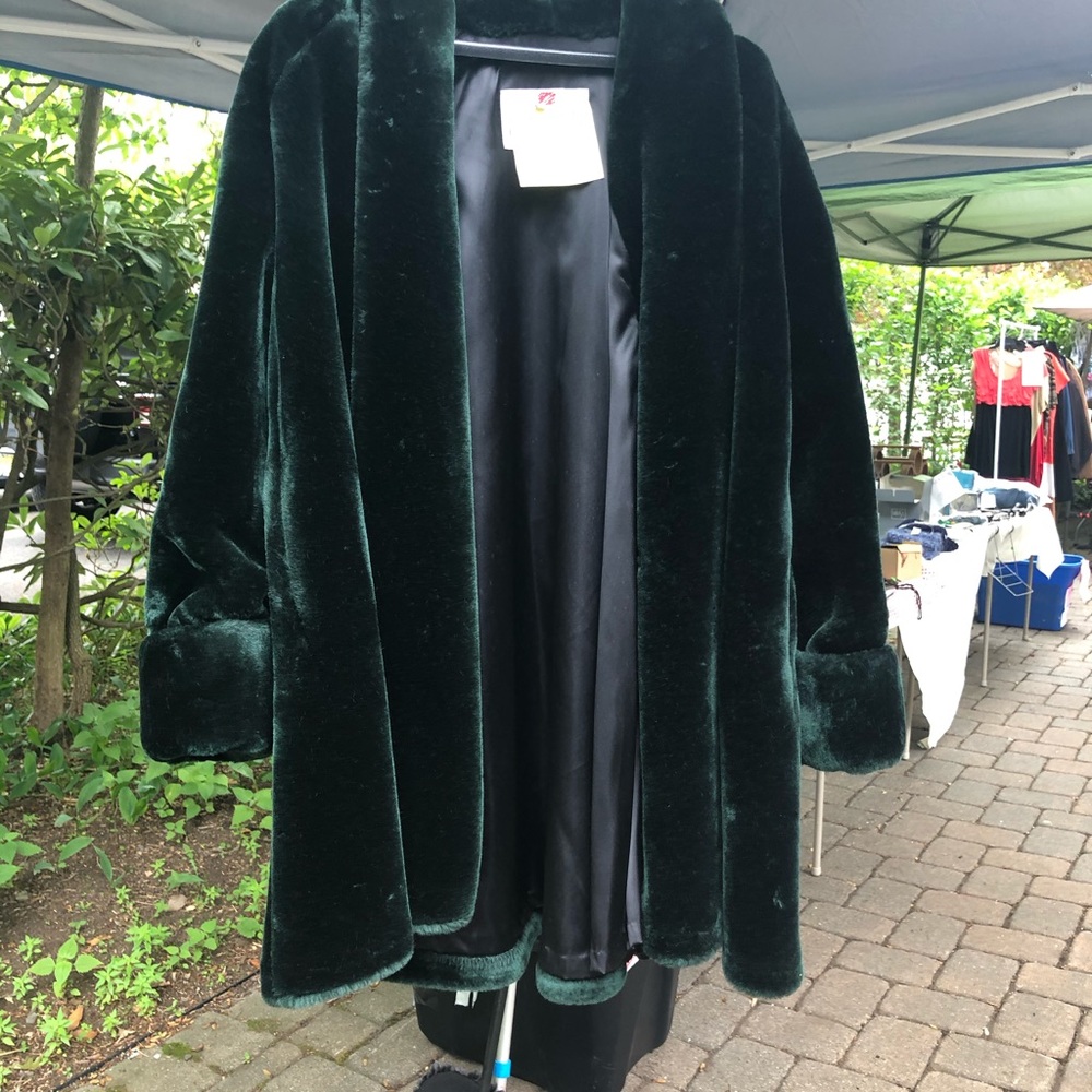 Faux Fur Swing Coat